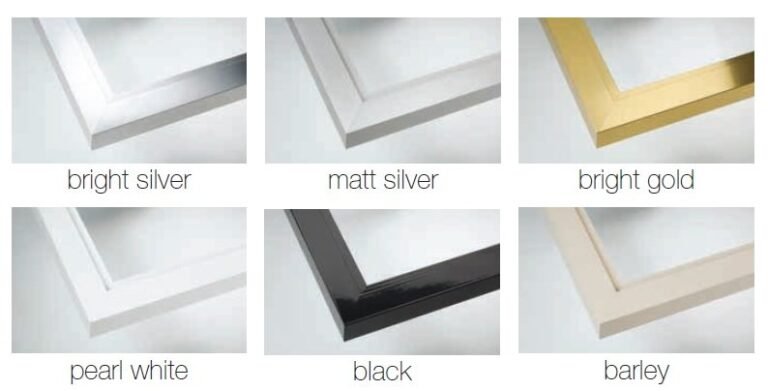 Semi-Frameless-Shower-Frame-Colours